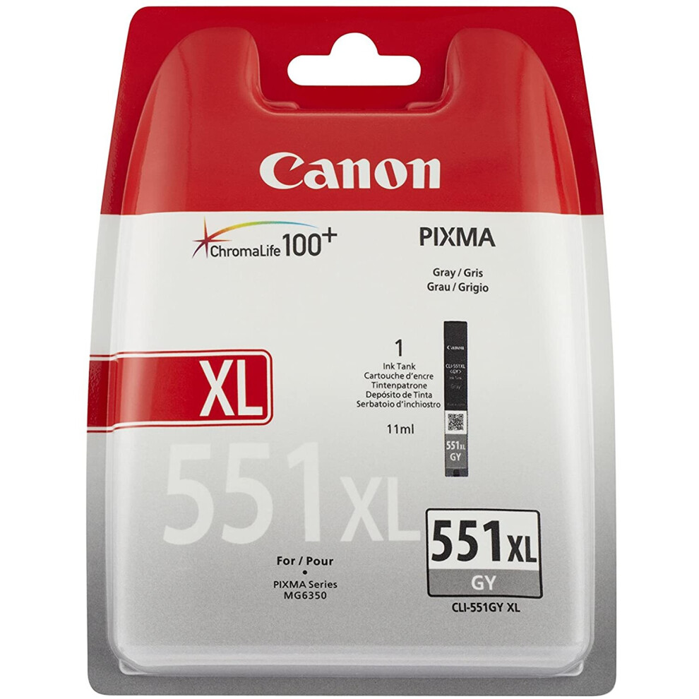 Canon CLI-551XL High Yield Ink Cartridge - Grey