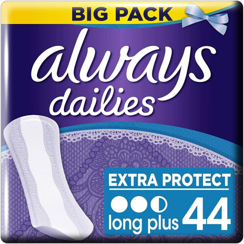 Always Always Dailies Extra Long Protect Plus Pantyliners 8001841304021