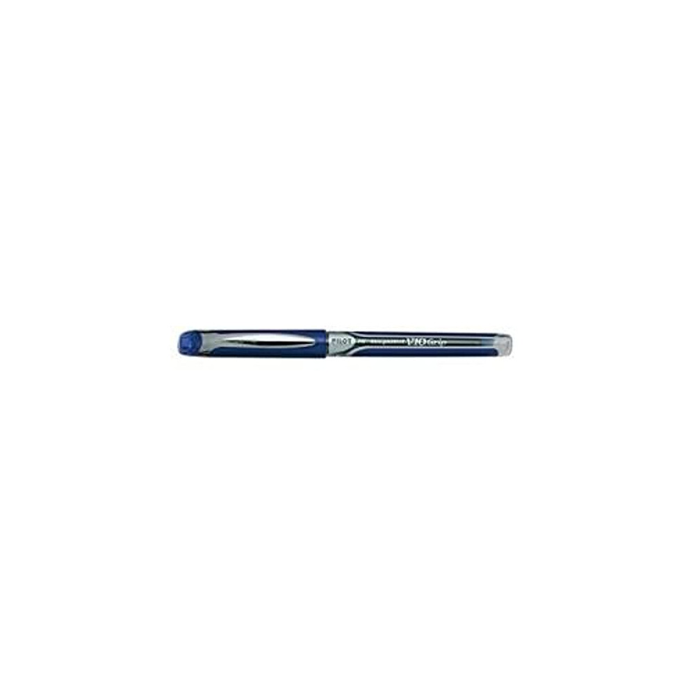 Pilot V10 Grip Liquid Ink Rollerball 1.0 mm Tip - Blue, Box of 12