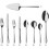 Windsor Boxed Cutlery Set, Mirror, 60-Piece 3