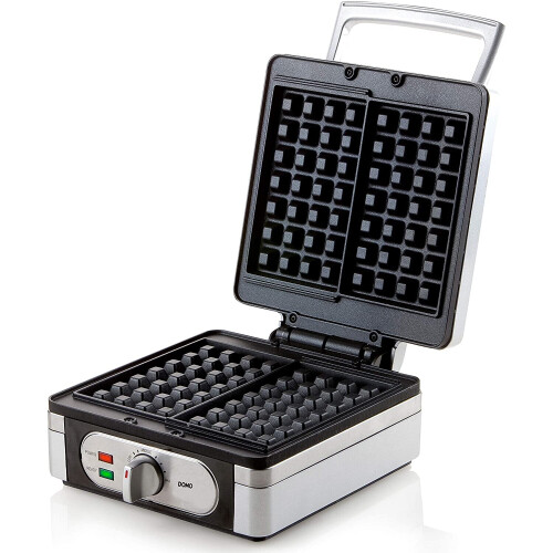 DOMO DO9047W Waffeleisen - Edelstahl 1