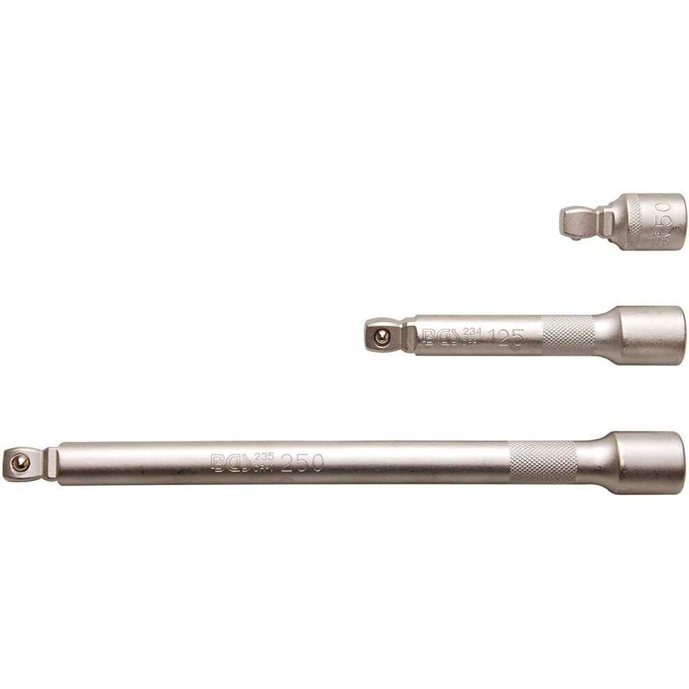 Bgs 2240 | "Wobble" Extension Bar Set | 12.5 Mm (1/2") | 50 / 125 / 250 Mm | 3 Pcs. 4026947022406