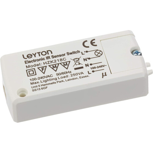 Leyton Lighting Infrared on/off motion sensor (mains, low voltage, IR) 1