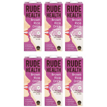 Rude Health Organic Brown Rice Drink, 1 Litre (Pack of 6)