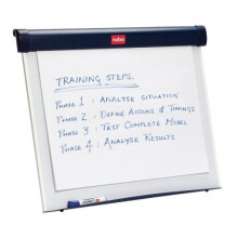 Nobo Desktop Flipchart Easel Pad, Desktop Flipchart Pad, 40 Sheets, 580 x 480 mm, Plain White
