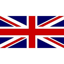 Union Jack Flag 8x5 ft - Large 100% Polyester, Double-Stitched Hem, Reinforced Edge, Eyelets, Bold Screen-Printed Colors, Indoor/Outdoor Use