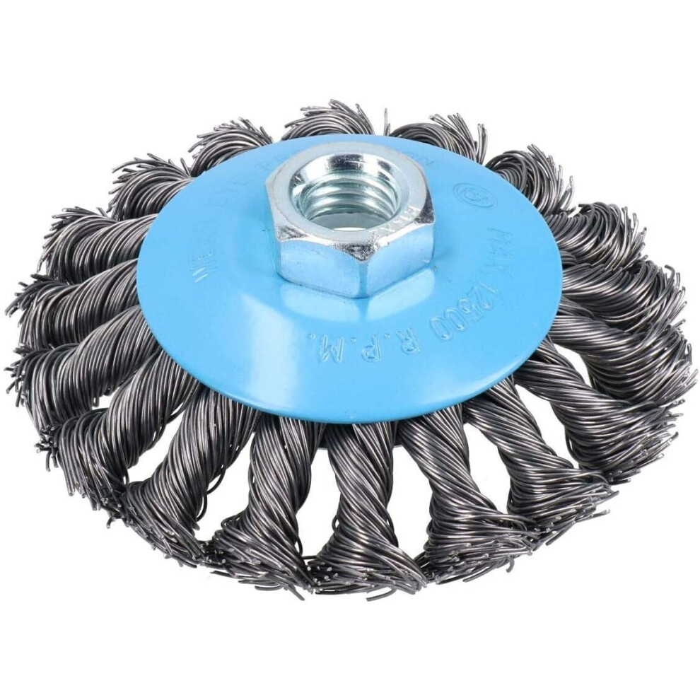 Twist Knot Wire Brush/Wheel For 115Mm Angle Grinder Te242 5056133352528