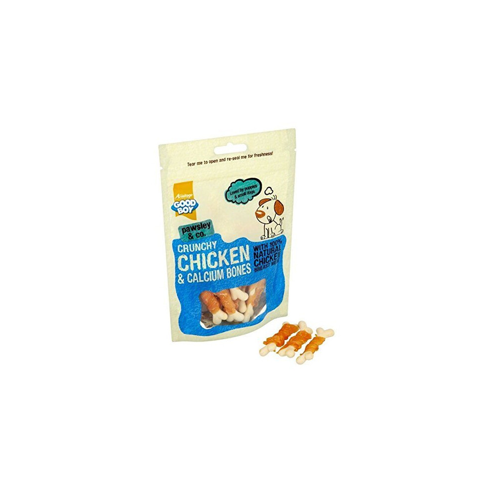 Good Boy Crunchy Chicken & Calcium Bones 100g (PACK OF 2)
