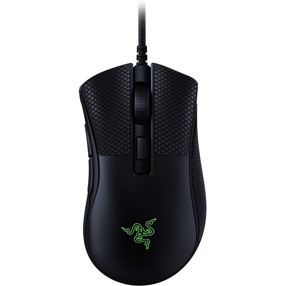 Razer DeathAdder v2 Mini Gaming Mouse: 8500K DPI Optical Sensor - 62g Lightweight Design - Chroma RGB Lighting - 6 Programmable Buttons - Anti-Slip