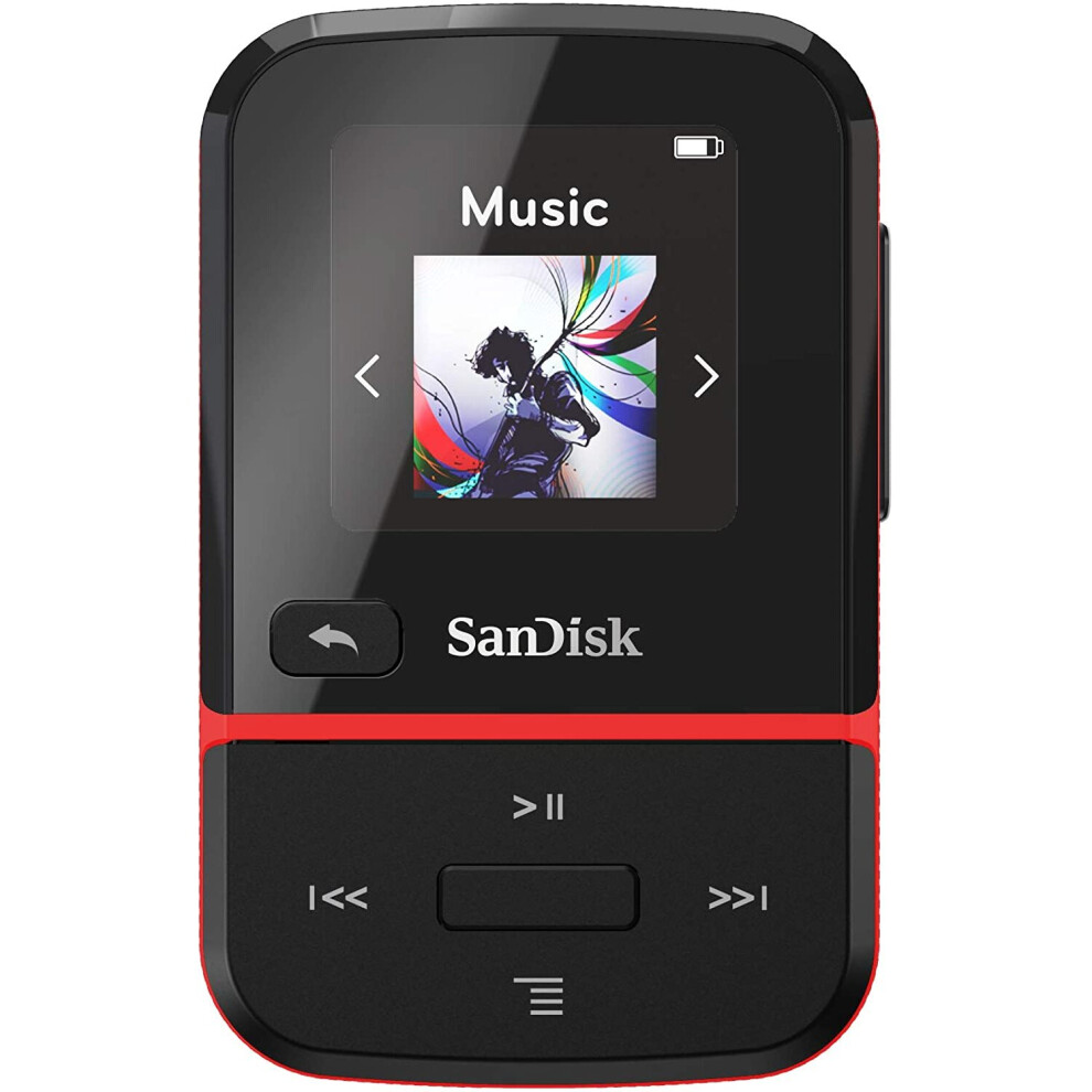 SanDisk Clip Sport Go 16GB MP3 Player - Red