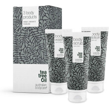 3 produse pentru pete, acnee și puncte negre pe spate și pe fund de la Australian Bodycare | Ulei de arbore de ceai