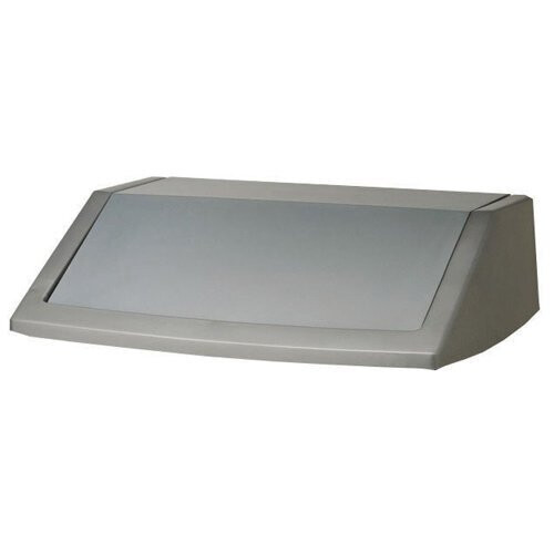 Addis Addis 504895 Fliptop Bin Lid, 54 L, Metallic Grey