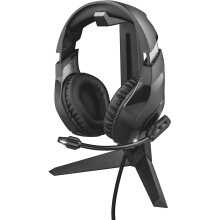 Support de casque - TRUST - GXT 260 Cendor - Noir - Universel - Design ergonomique