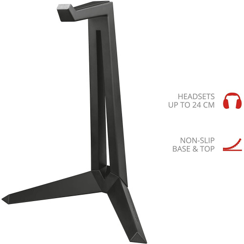 Supporto per cuffie - TRUST - GXT 260 Cendor - Nero - Universale - Design ergonomico 1