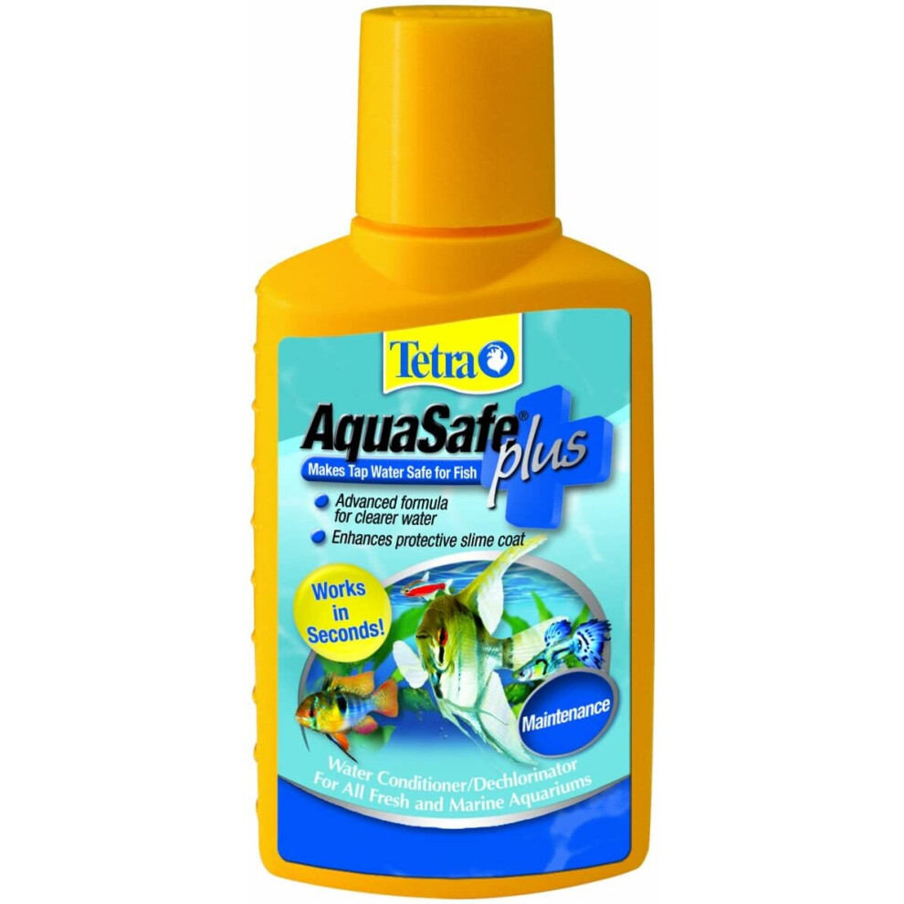 Tetra 16168 AquaSafe Water Conditioner with BioExtract, 3-3/8-Ounce (Packaging may vary)