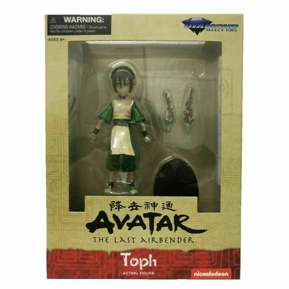 Avatar The Last Airbender Toph Action Figure - Diamond Select Toys