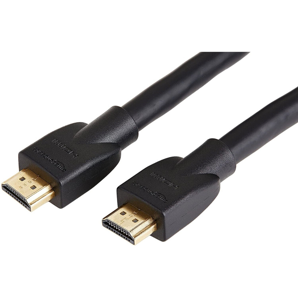 Amazon Basics High-Speed HDMI 2.0 Cable, Supports 3D Formats and with Audio Return Channel, 7.5 m