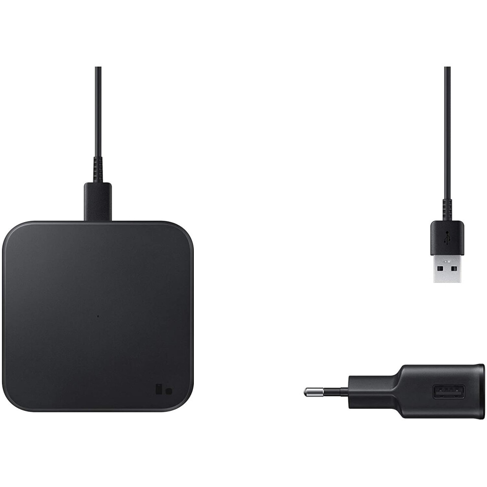 Samsung Wireless Charger Pad P1300 with Adapter, Black