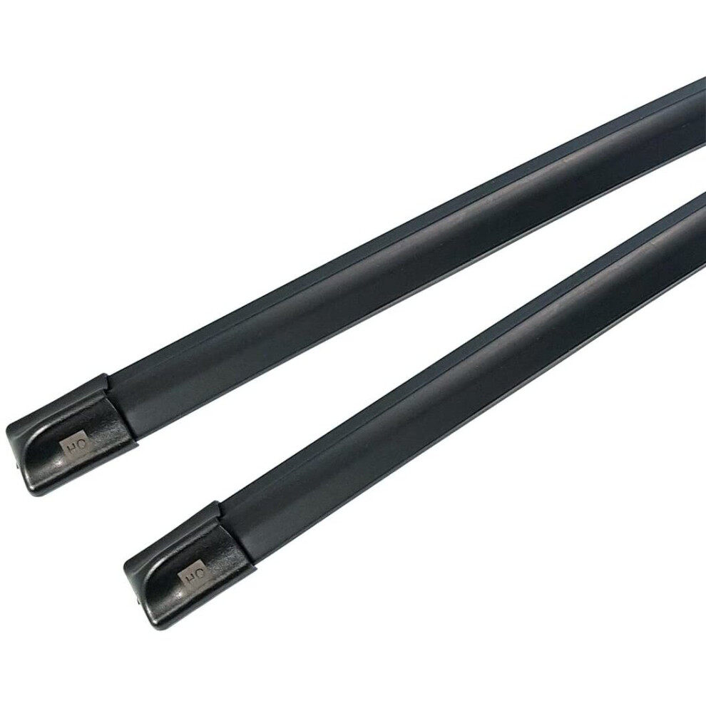 Set Of Front Frameless Flat Aero Wiper Blades Hq Automotive - Ada12-621 Twin Box 5060538793152
