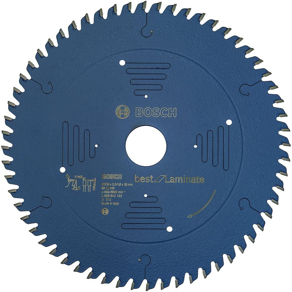 Bosch Professional 2608642133 Best for Laminate Circular Saw Blade, Blue