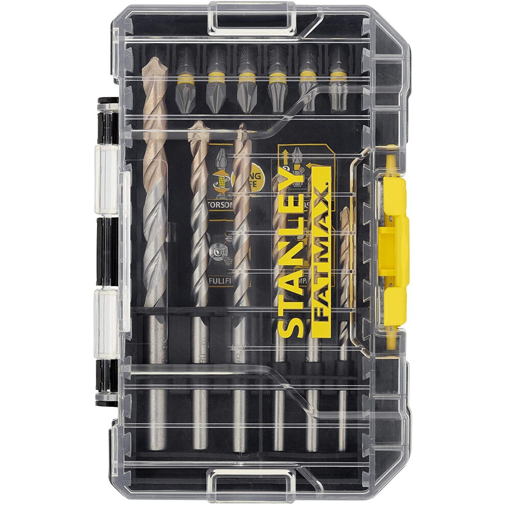 STANLEY STA88552-XJ Juego de 19 piezas para atornillar y taladrar