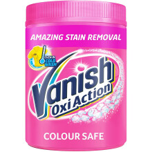 Vanish Oxi Action Powder Fabric Stain Remover, 1kg - UK's #1 stain remover, 30-sec stain removal, versatile in-wash or soak, safe for fabrics
