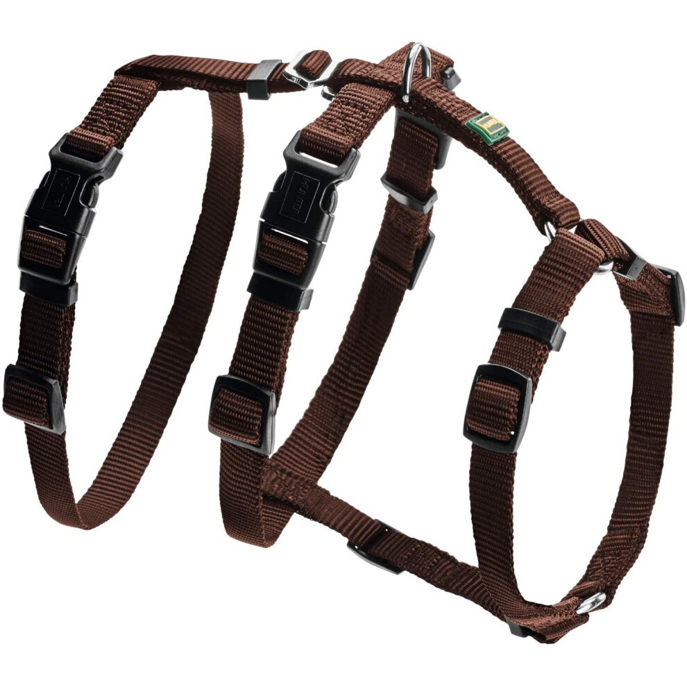Hunter Escape-Proof Harness Vario Rapid, L Nylon Brown