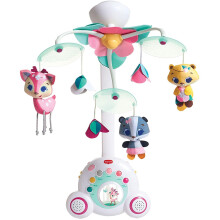 Tiny Love Soothe 'n Groove Mobile, Musical Cot Mobile Suitable from Birth, 0+ Months, 18 Melodies, Tiny Princess Tales