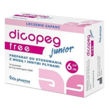 Dicopeg Junior Free od 6 miesięcy – łagodny środek przeczyszczający dla dzieci (5 g)