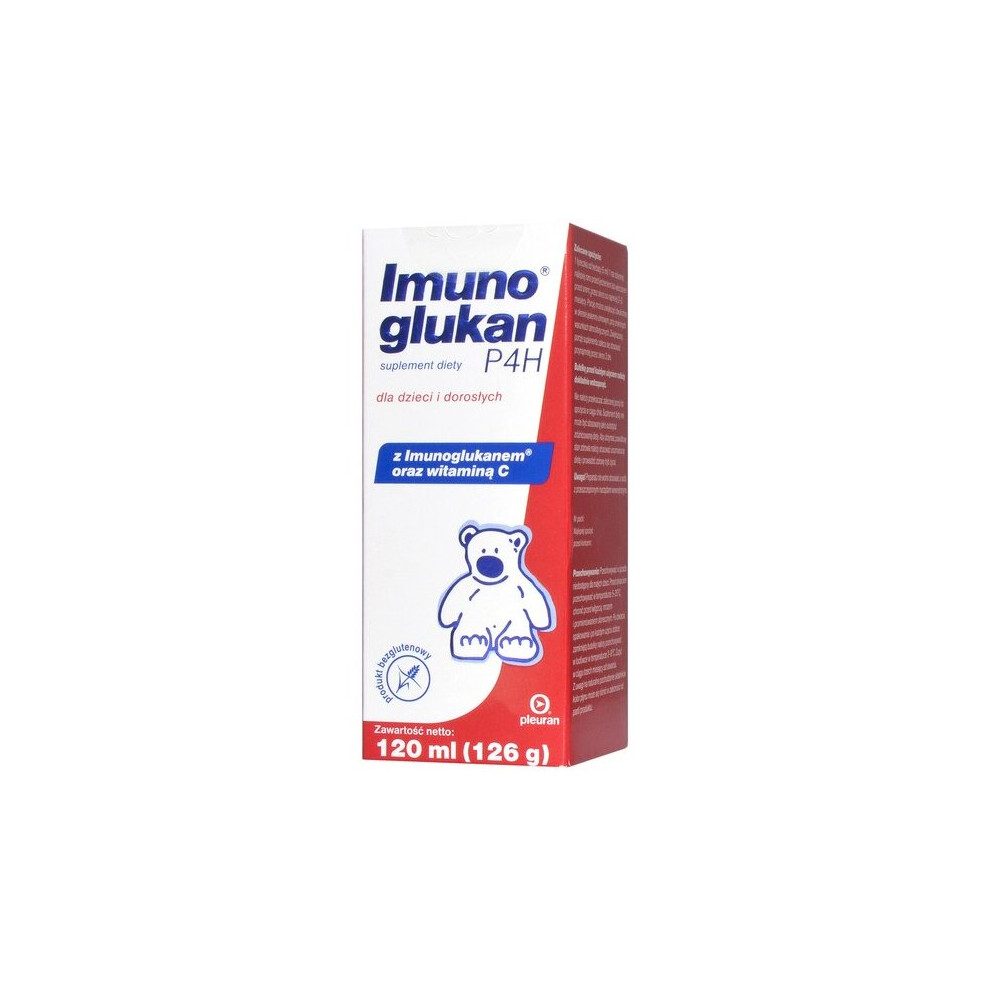 Pleuran Imunoglukan Syrop Dla Dzieci I Dorosłych - 120 Ml