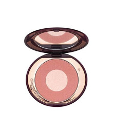 Charlotte Tilbury Cheek to Chic Pillow Talk Blush - Radiant Pink, Cashmere-Soft Finish with Gold Glow