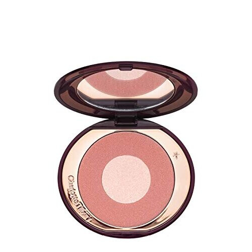 Charlotte Tilbury Cheek to Chic Pillow Talk Blush - Radiant Pink, Cashmere-Soft Finish with Gold Glow
