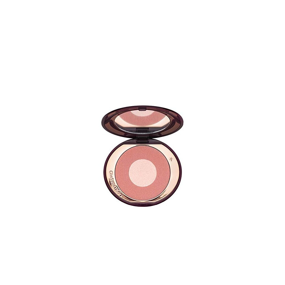 Charlotte Tilbury Cheek To Chic Pillow Talk Blush - Radiant Pink, Cashmere-Soft Finish With Gold Glow