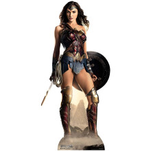 Star Cutouts Ltd SC1646 DC Comics Cardboard Cutout, Wonder Woman Shield