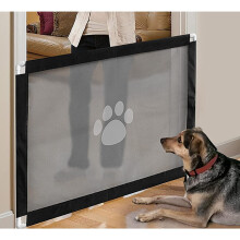 Namsan Dog Gate Magic Gate for Dogs Lockable Safety Guard Easy to Install Safety 80 X 100cm Fence for Stair,Indoor