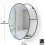 Umbra Umbra Mirror, Black, 2