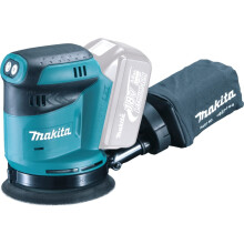 Makita DBO180Z Cordless Body Only Cordless 18 V Li-ion Random Orbit Sander, 125 mm