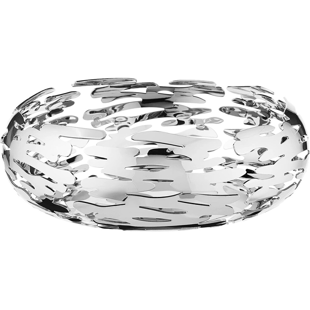 Alessi BM02 Round Basket, 18/10 stainless steel, Silver, One size