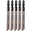 Amtech M1600 Wood Jigsaw Blade Set, 5-Piece 1