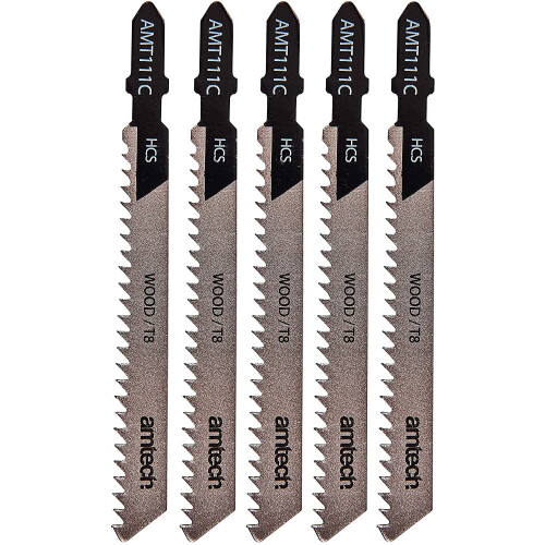 Amtech M1600 Wood Jigsaw Blade Set, 5-Piece