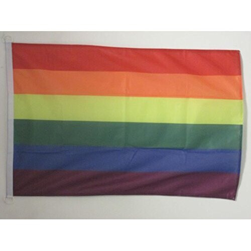 thumbnail image 2 of Gay Pride Flag- Gay Flag 3x5 Ft - LOVE IS LOVE - Vivid Color And Double Stitched 2 of 9