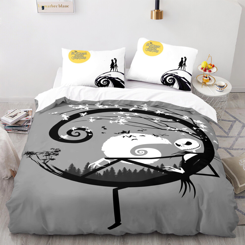 (Pattern 16, Double) The Nightmare Before Christmas Bedding Single Double King Duvet Cover