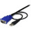 StarTech.com StarTech.com 10 ft Ultra Thin USB VGA 2-in-1 KVM Cable - VGA KVM Cable - USB KVM Cable - KVM Switch Cable (SVECONUS10) 2