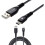 Techgear TECHGEAR STRONG High Durability Braided USB-C Charging & Data Sync Cable (3.3ft/1m) - for USB Type-C Devices Compatible with Apple iPad Pro 12.9" 1