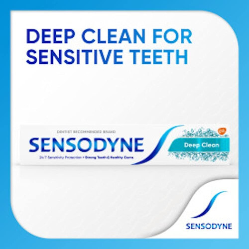 Sensodyne Sensodyne Sensitive Toothpaste Daily Care Deep Clean Gel 75 ml 2