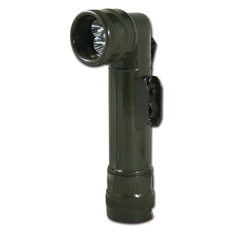 Mil-Tec Olive Green TL-122 Splash Proof Shock Resistant Field Torch - Large