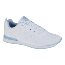 (5 UK) Dek Curve Womens Bowl Trainer Mesh Lace Shoes White/Blue