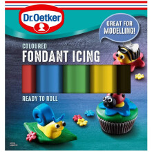 Dr. Oetker Ready to Roll Coloured Fondant Icing, 500g