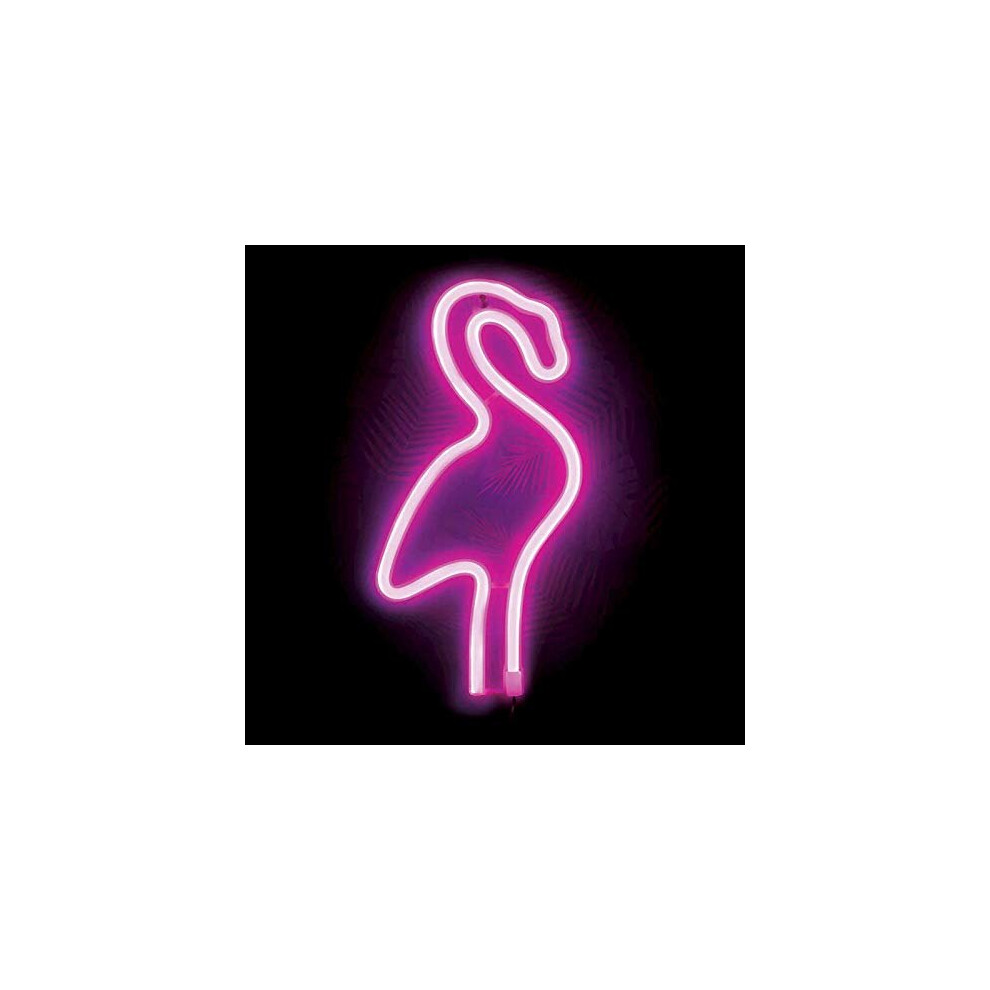 Tobar 35358 LUMO Flamingo LED NEON Light, Pink