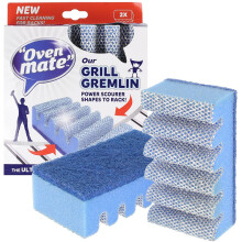 Oven Mate Original Cooker Hob BBQ Grill Gremlin Sponge Scourer (Pack of 2)